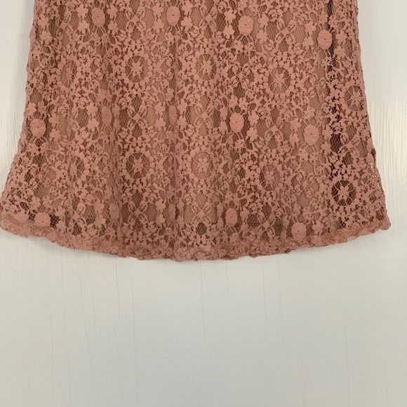 MONTEAU Top Lined Laced Top-Mauve size Medium - Picture 7 of 15